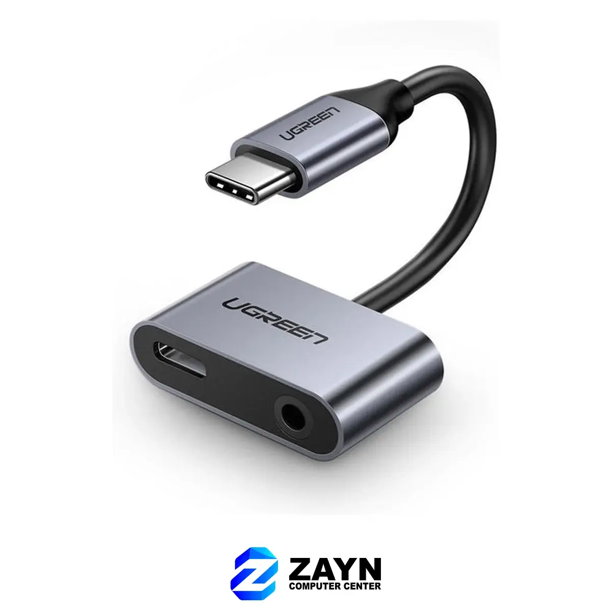 Type C Male To 3.5mm Audio+ Type C Female Adapter