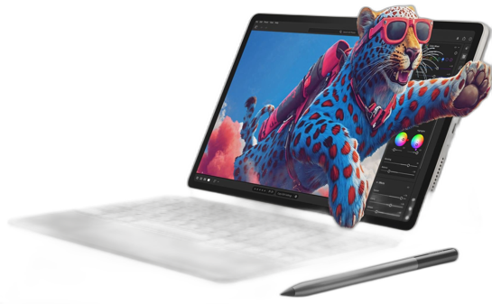 Lenovo Yoga Tab | Qualcomm® Snapdragon® 8 Gen 3 |12GB/256GB |
11.1” 3.2K 144Hz 340PPI | 8860mAh | SeaShell | Android 15 | 1-year, Carry-in | Bundle:Lenovo Tab Pen Pro and Lenovo Yoga Tab Keyboard Pack