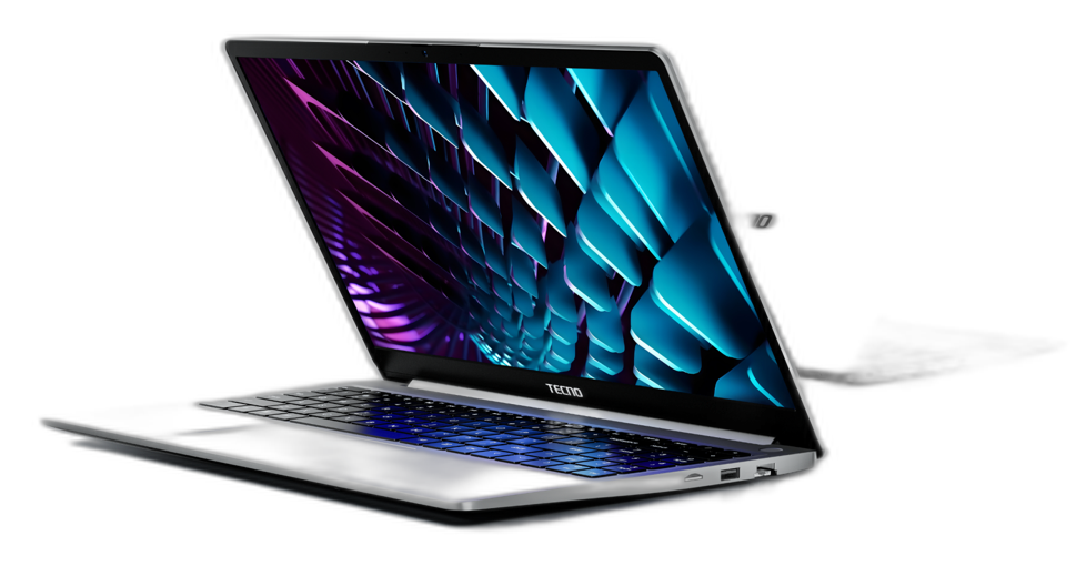 TECNO NB Megabook K15S AMD R5-7430U I 8GB DDR4 I 512GB SSD, NVMe I AMD Radeon Graphics I 15.6 inch 16:9 I 65W Type-C I WiFi 5 I 2-in-1 fingerprint I All Metal Body I TECNO PC Manager Windows 11 Home I 2 yrs Warranty | 6060 mAh | Space Grey